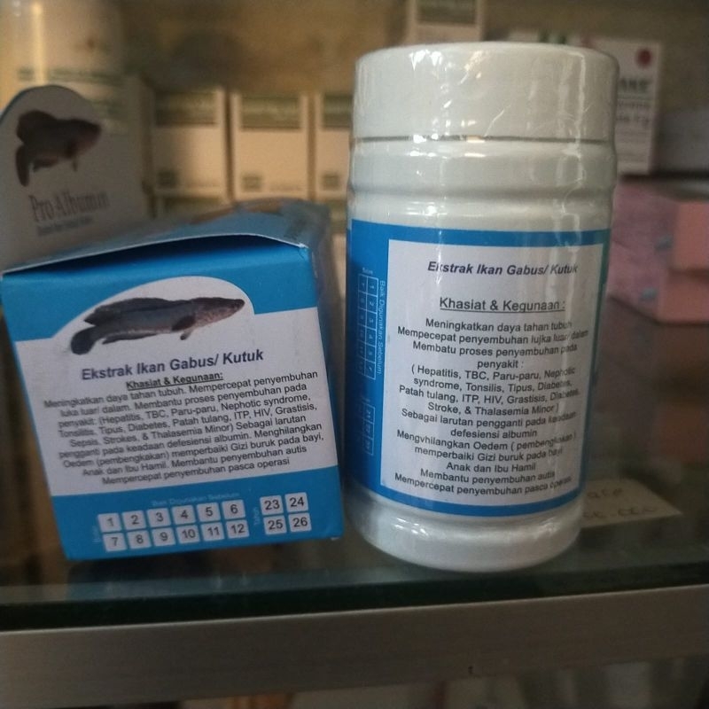 

Pro Albumin Ekstrak Ikan Gabus-Kutuk 50 kapsul