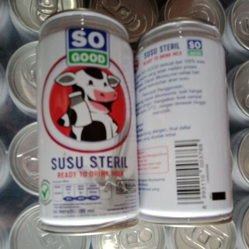 

SUSU STERIL SO GOOD, SUSU SIAP MINUM 189 ML