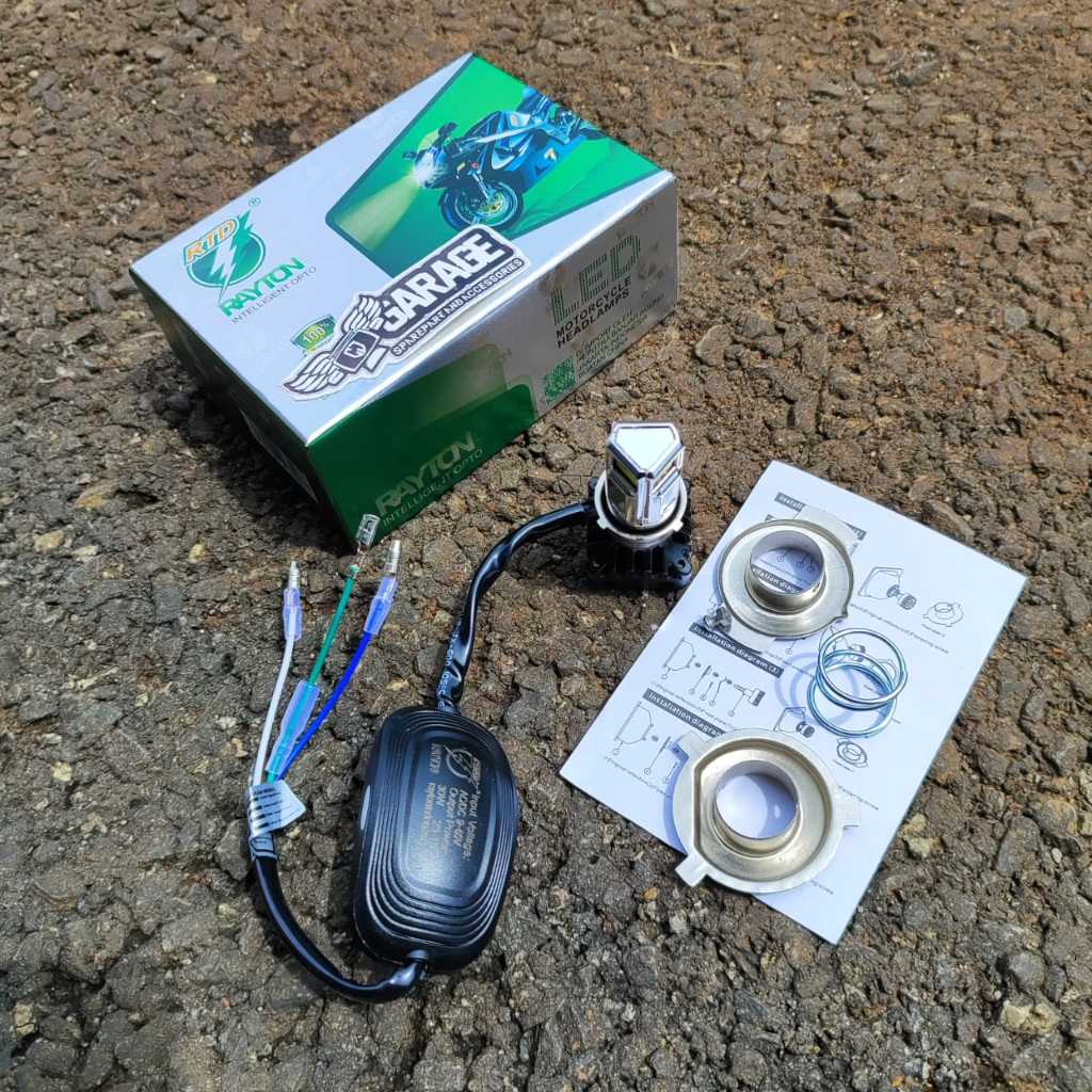 Bohlam LED honda Win FULLWAVE 3 SISI PUTIH Lampu Depan LED Set Tahanan Pendingin REGURATOR LAMPU LED