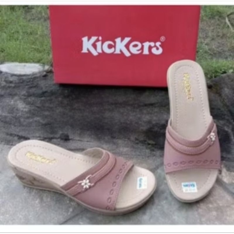 COD sandal wanita wedges sandal cewek wedges sandal perempuan kekinian sandal lebaran ibu sandal ibu