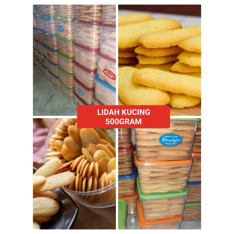 Lidah kucing 500 gram free toples
