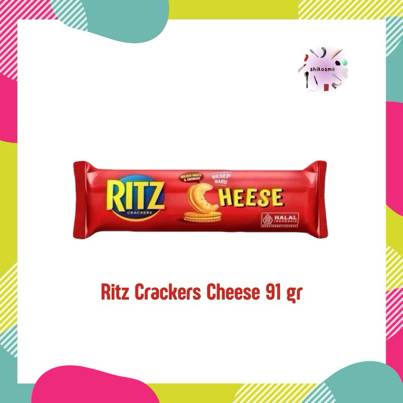 

Ritz Crackers Cheese Biskuit Krim Keju 91 gr