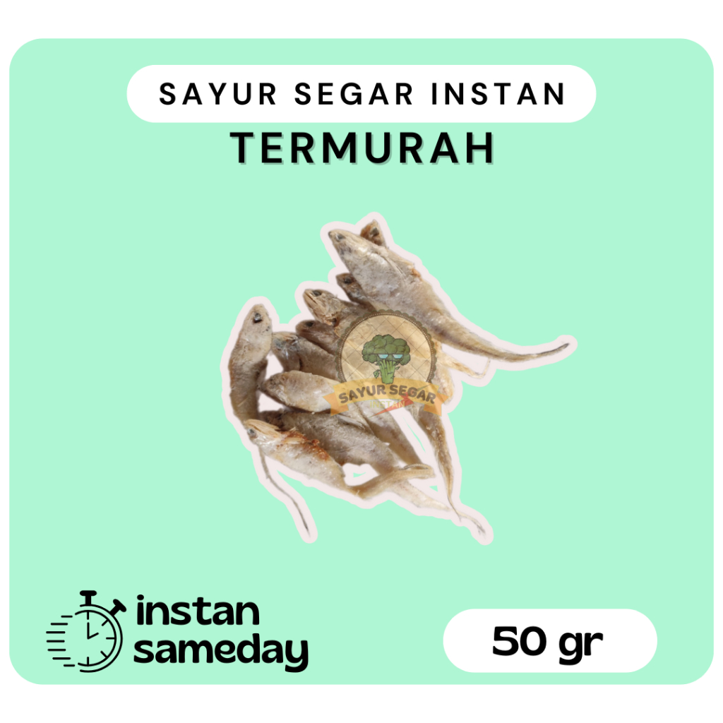 

Ikan Asin Bulu Ayam 50 gr - Sayur Segar Instan
