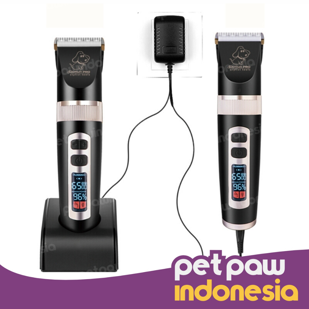 Megumiyee_ Alat Cukur Hewan Anjing Kucing Digital Baorun Pro / Pet Clipper Baorun