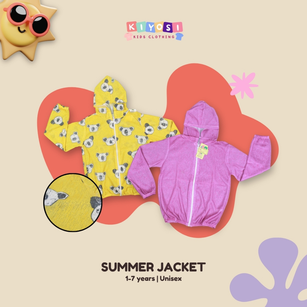 Jaket Anak Musim Panas Laki-laki / Perempuan / Jaket Fashionable Anak / Jaket Breathable