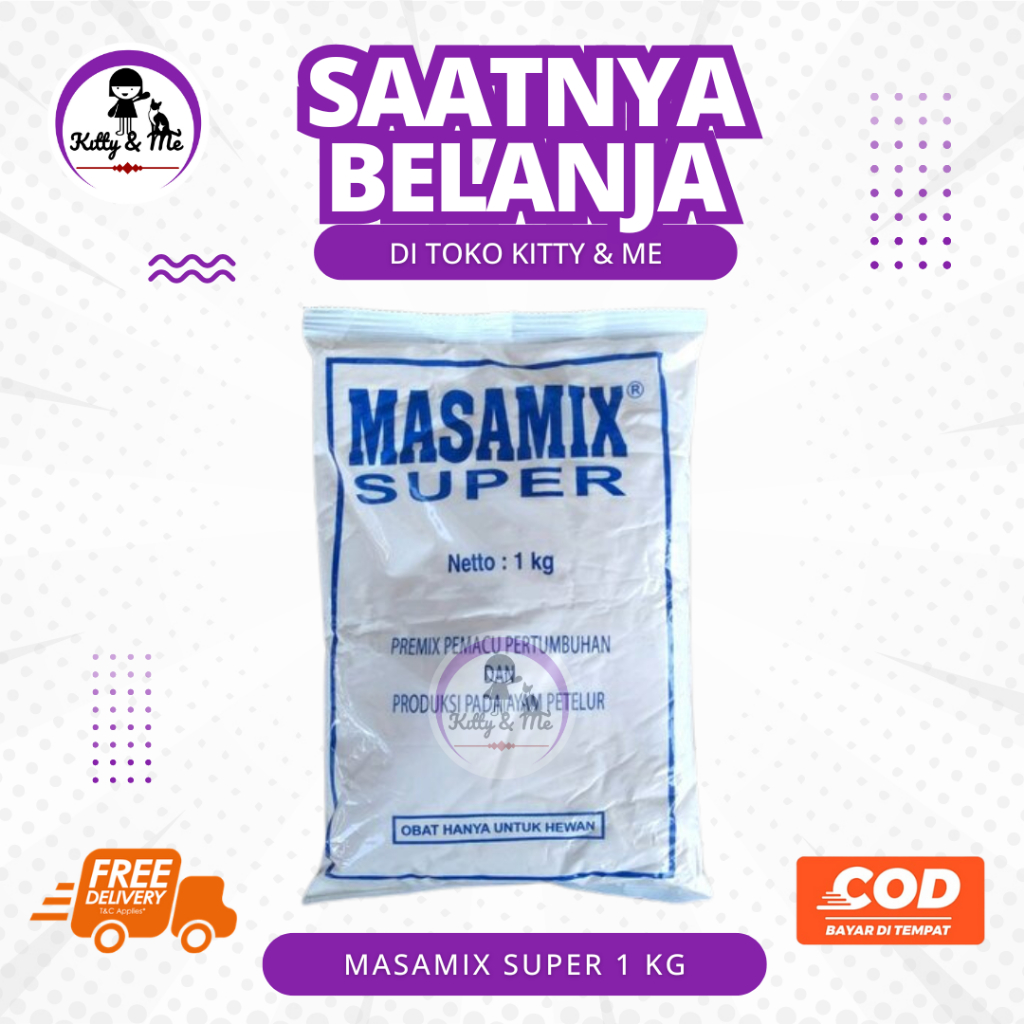 MASAMIX SUPER 1 KG - Premix Pemacu Produksi Ayam Petelur