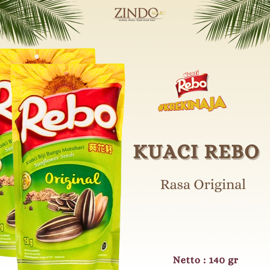 

KUACI REBO 140GR/150GR ORIGINAL BIJI BUNGA MATAHARI, KWACI REBO