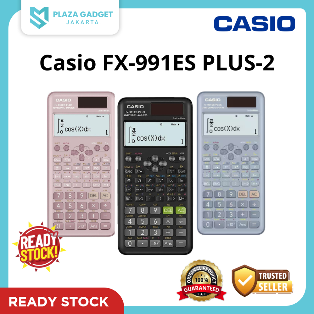 

Casio FX-991ES PLUS 2nd Edition - Scientific Kalkulator FX 991 PLUS ES - Garansi Resmi Casio 1 Tahun