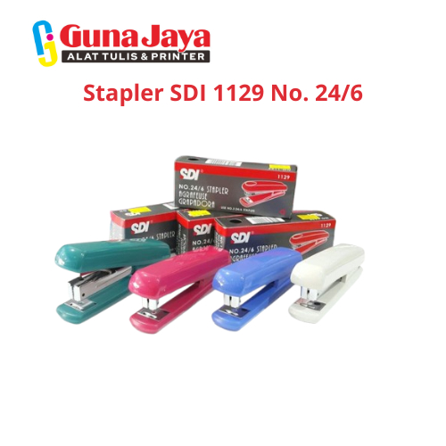 

Stapler SDI 1129 No. 24/6 - Stapler Kuat untuk Pengikatan Kertas dengan Klip No. 24/6