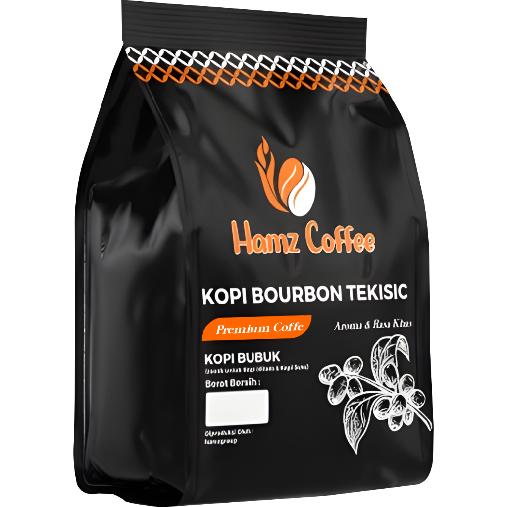 

Hamz Coffee - kopi bubuk bourbon tekisic premium siap seduh 200gr