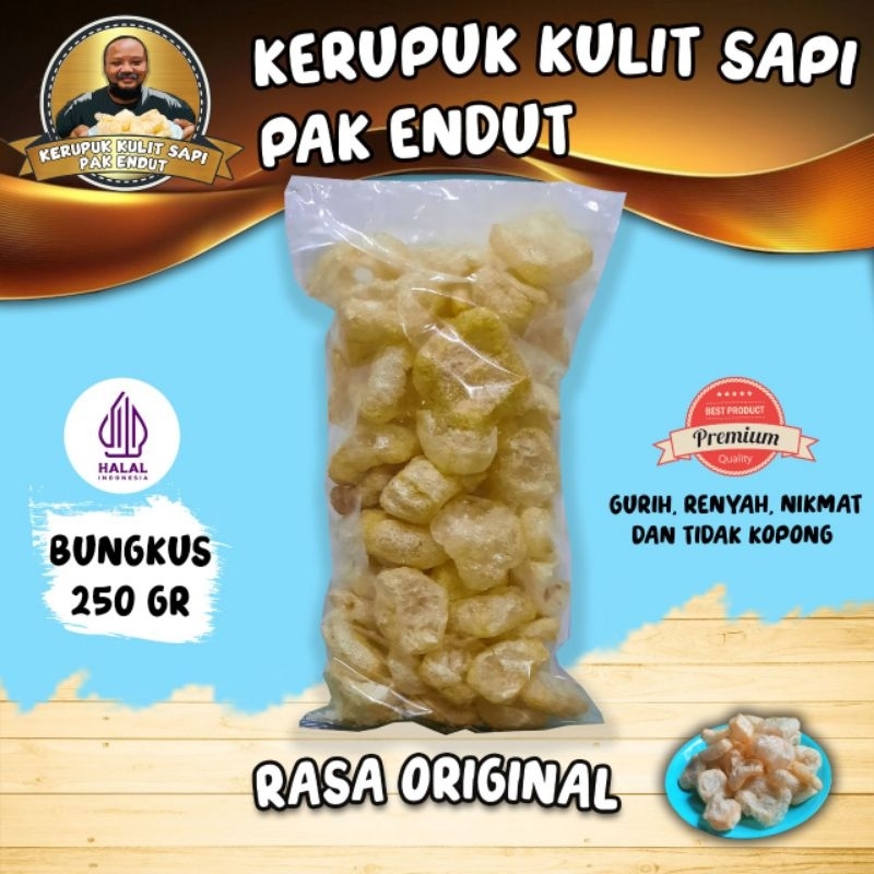 

kerupuk kulit sapi premium 250 gram