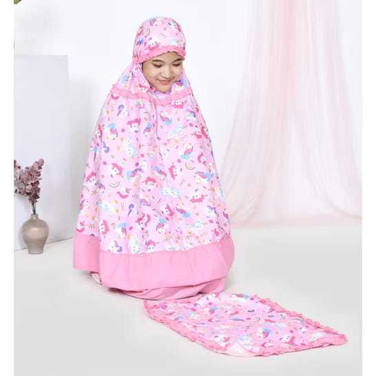Mukena Anak Katun Kuda Poni Tas Sejadah mukena anak perempuan karakter beli mukena