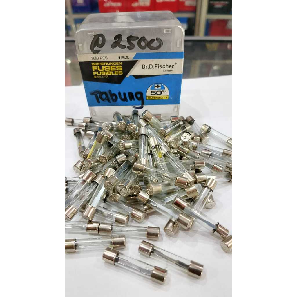 FUSE SEKRING TABUNG KACA TERMURAH SEKRING TABUNG KACA SEKRING TABUNG MOBIL KACA HARGA  1 BIJI