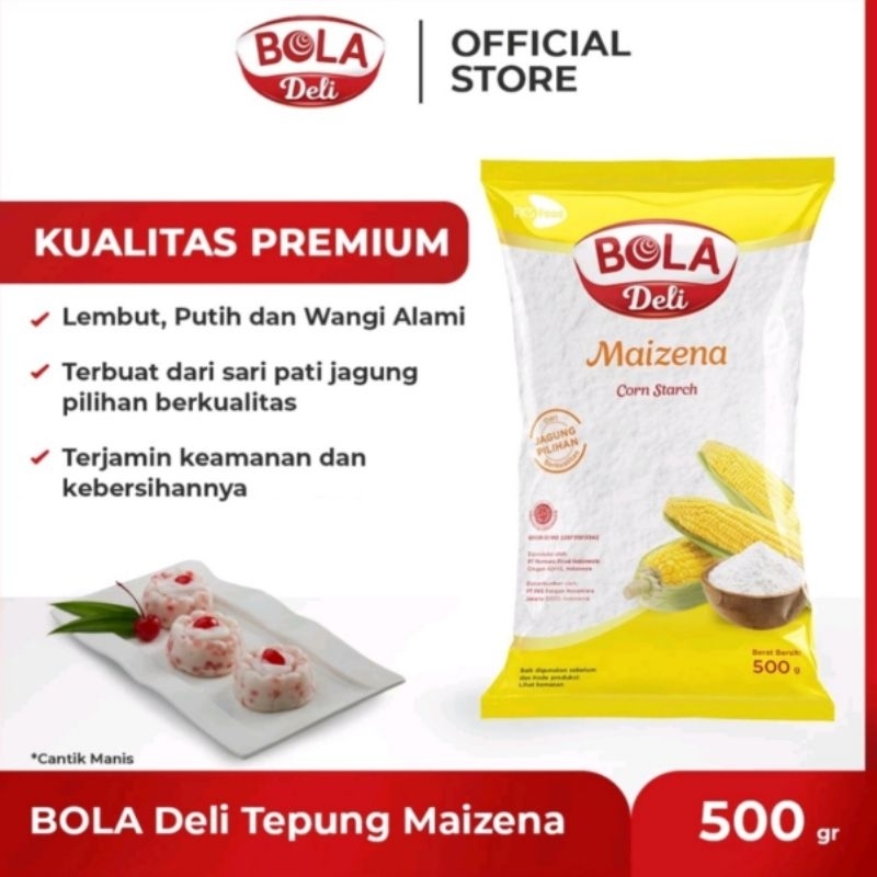 

bola deli gula halus dan maizena