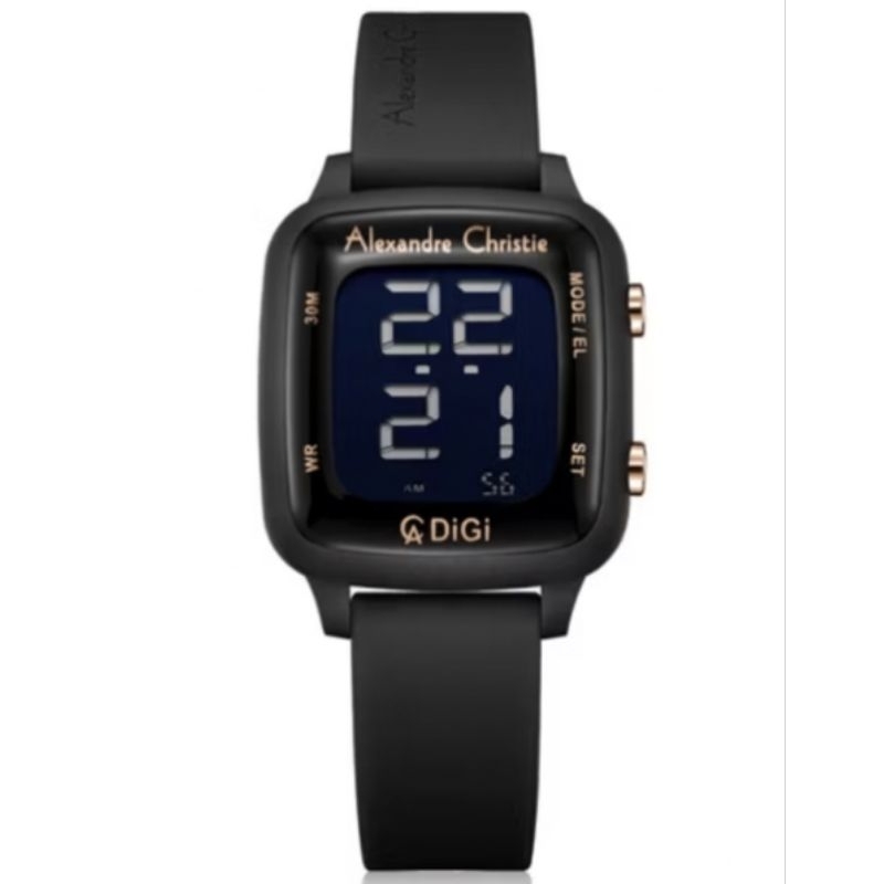 jam tangan wanita Alexandre christie 9369 / 9369LH Digital original