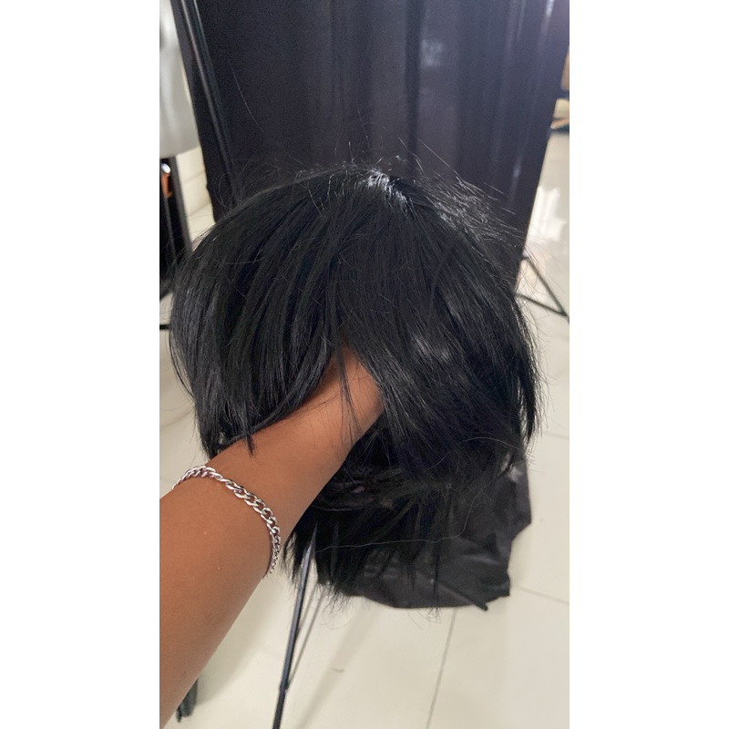 Wig base hitam