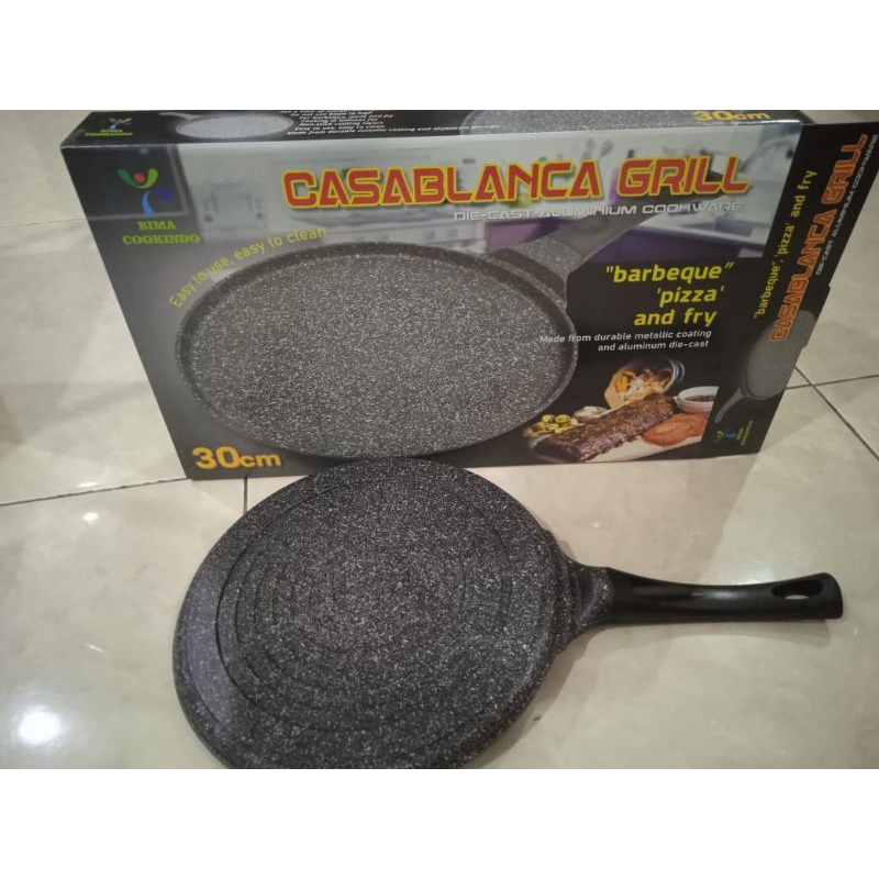 PANCI SERBAGUNA ALAT MASAK BIMA COOKINDO  tipe CASABLANCA GRILL (round grill)