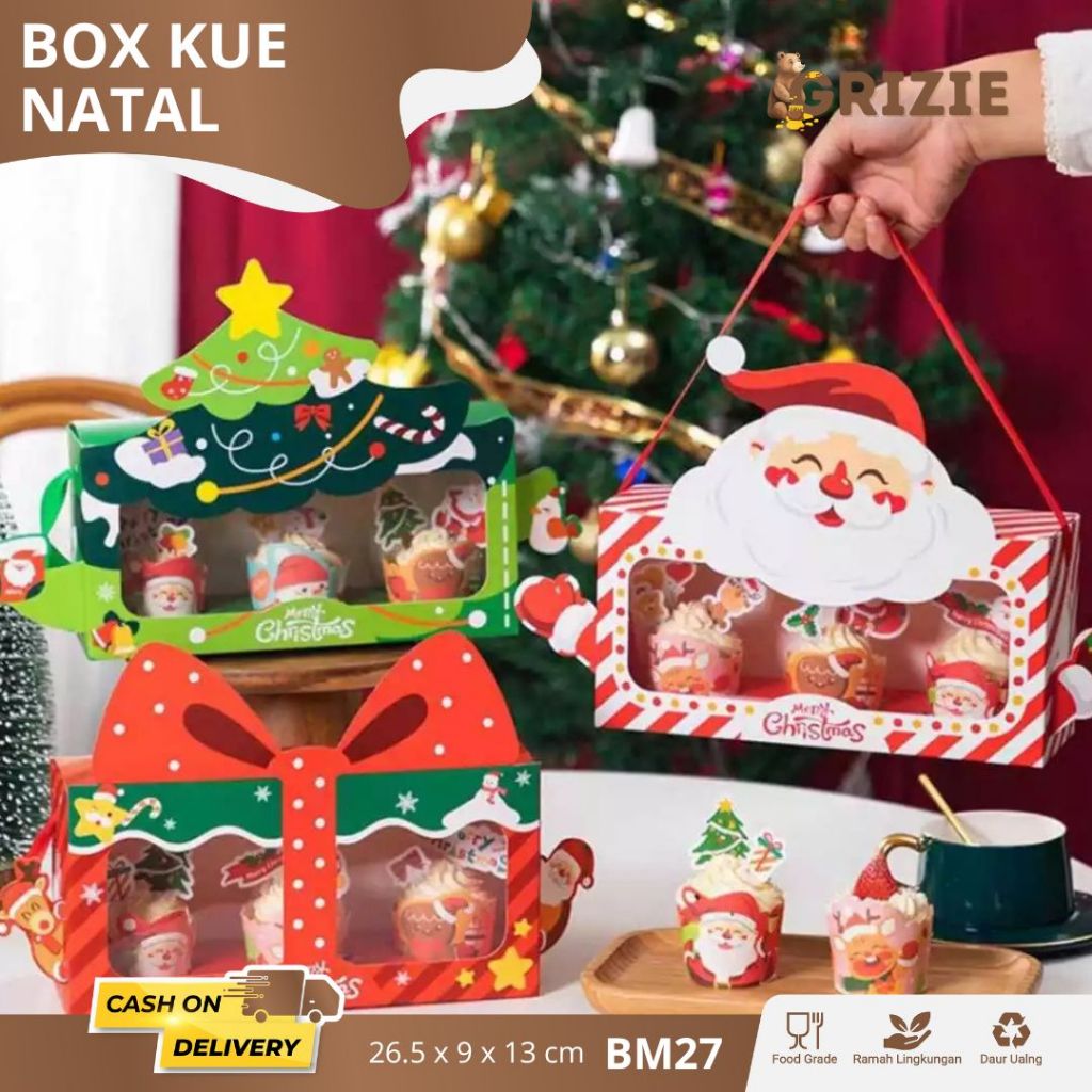 

Kotak Hampers Natal / Box Hampers Natal / Kotak Box Kue Natal / Kotak Kue Natal / Box Cupcake Natal / Kotak Cupcake Natal