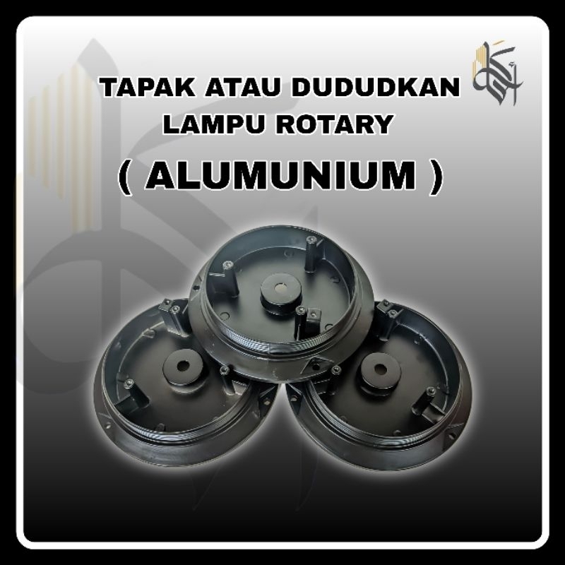 Tapak Rotary Aluminium Atau Dudukan Lampu Rotary - Seri H 2024 - Xenon