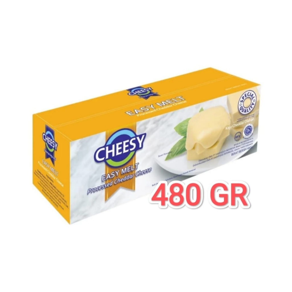 

CHEESY Easy Melt 480gr Keju Mudah Leleh