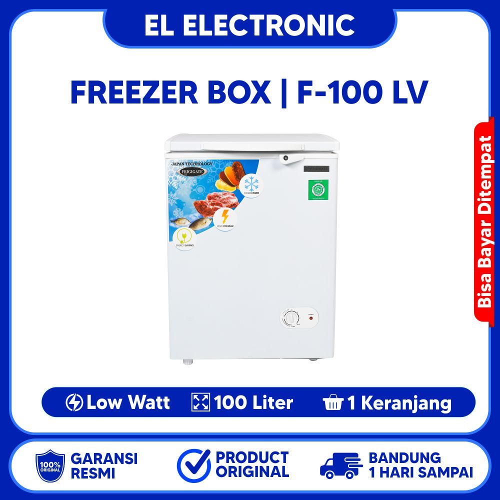 FREEZER FROZEN FOOD CHEST FREEZER FRIGIGATE CF-100LV 100Liter Frozen Food Pendingin Makanan BERGARAN