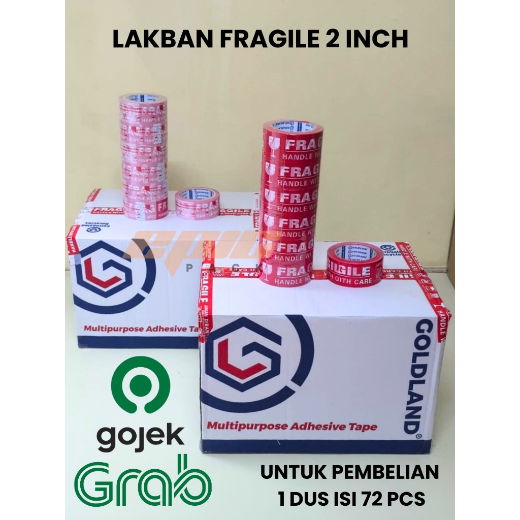 

GOJEK GRAB LAKBAN FRAGILE GOLDLAND