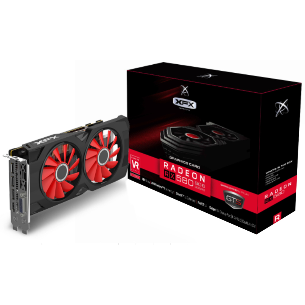 VGA XFX SpeedSter Radeon RX 580 8GB - DDR6 XFX Radeon RX 580 8GB