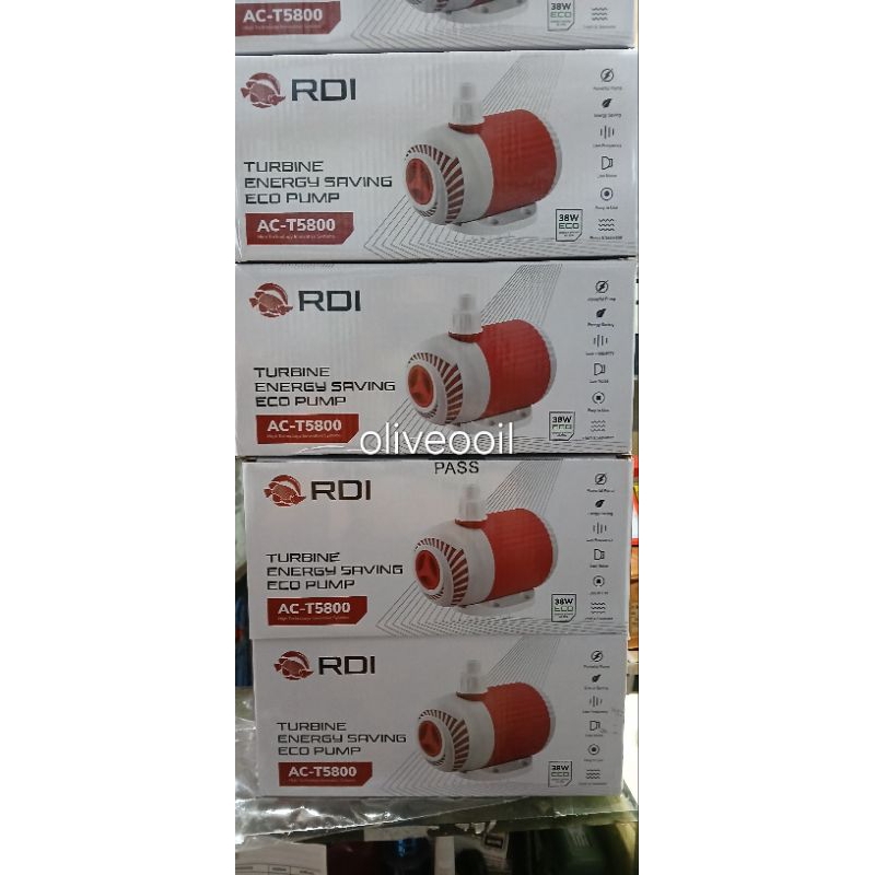 RDI RD AC T5800 Turbine Energy Saving Eco Pump