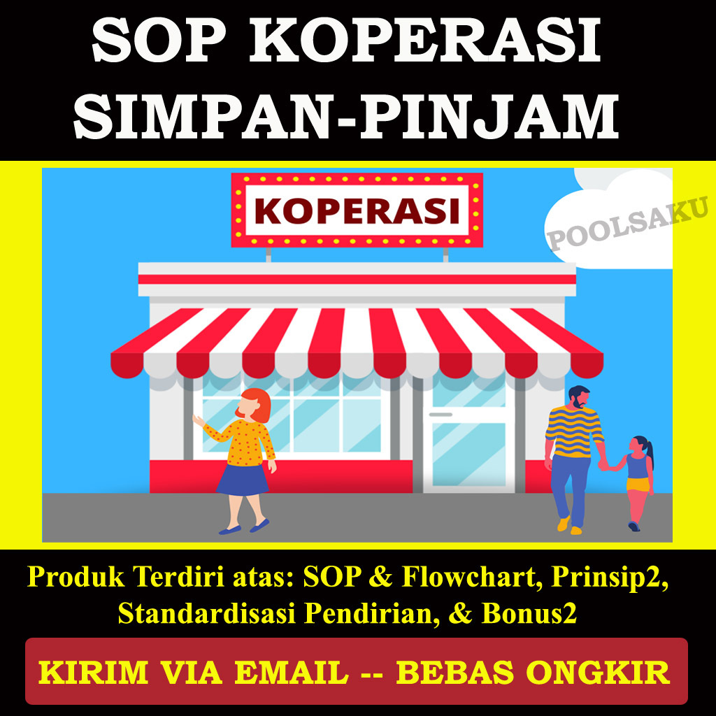 Software SOP Koperasi Simpan Pinjam / Flowchart Koprasi Koperasi / Prinsip dan Standar Koperasi