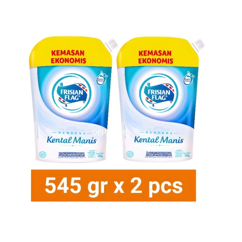 

BgKr Susu Kental Manis Pouch 545gr x 2 Pcs Rasa Lezat & Ekonomis untuk Kue dan Minuman