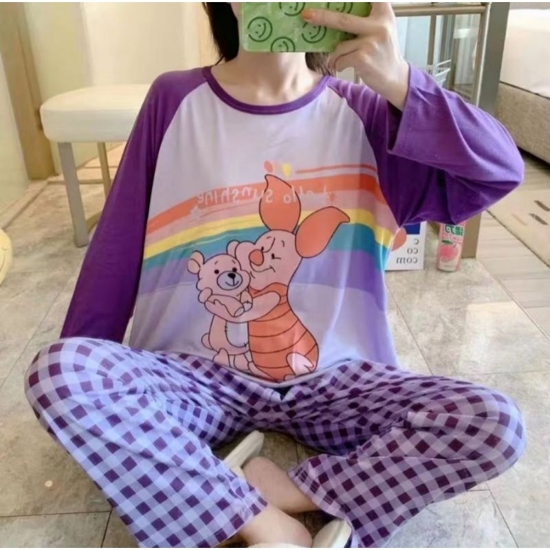 [BISA COD] TSC PIYAMA PP BAJU TIDUR WANITA FASHION SPANDEX BY LEISURE WARE