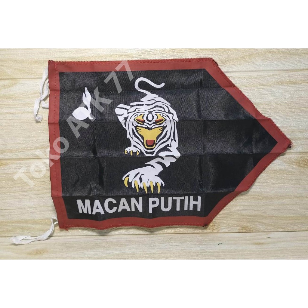 Bendera Pramuka Regu Macan Putih READY STOCK