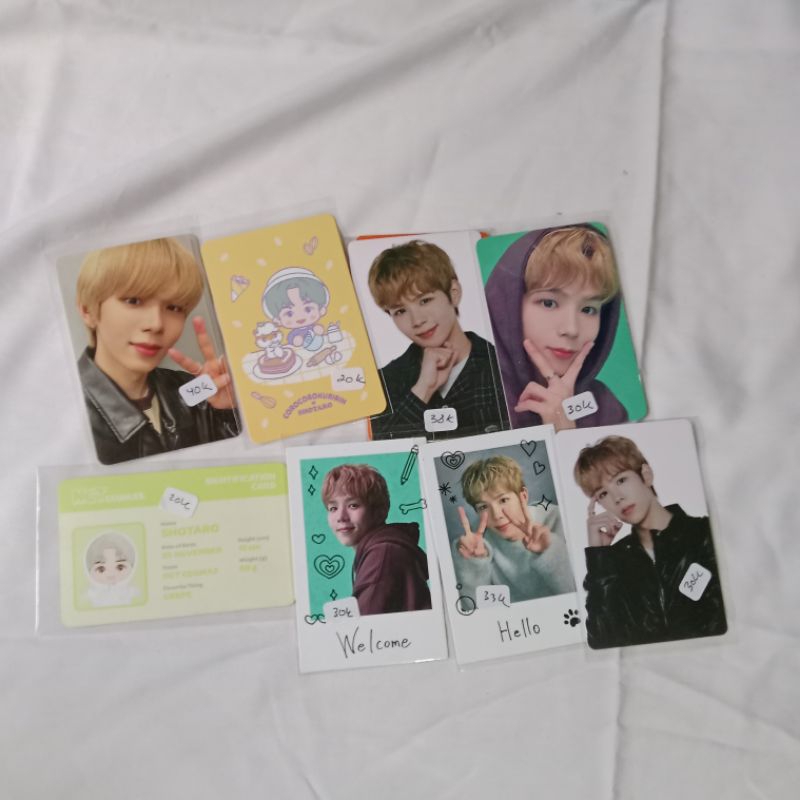 Photocard Nct/Riize - Shotaro, Sanrio x Nct 2020 Selca A, Sanrio x Nct 2020 Trading Card A, Scratch 