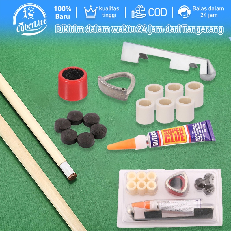 Master Cue Tip Repair Tool Set Billiard Multifungsi Reparasi Stick Billiard