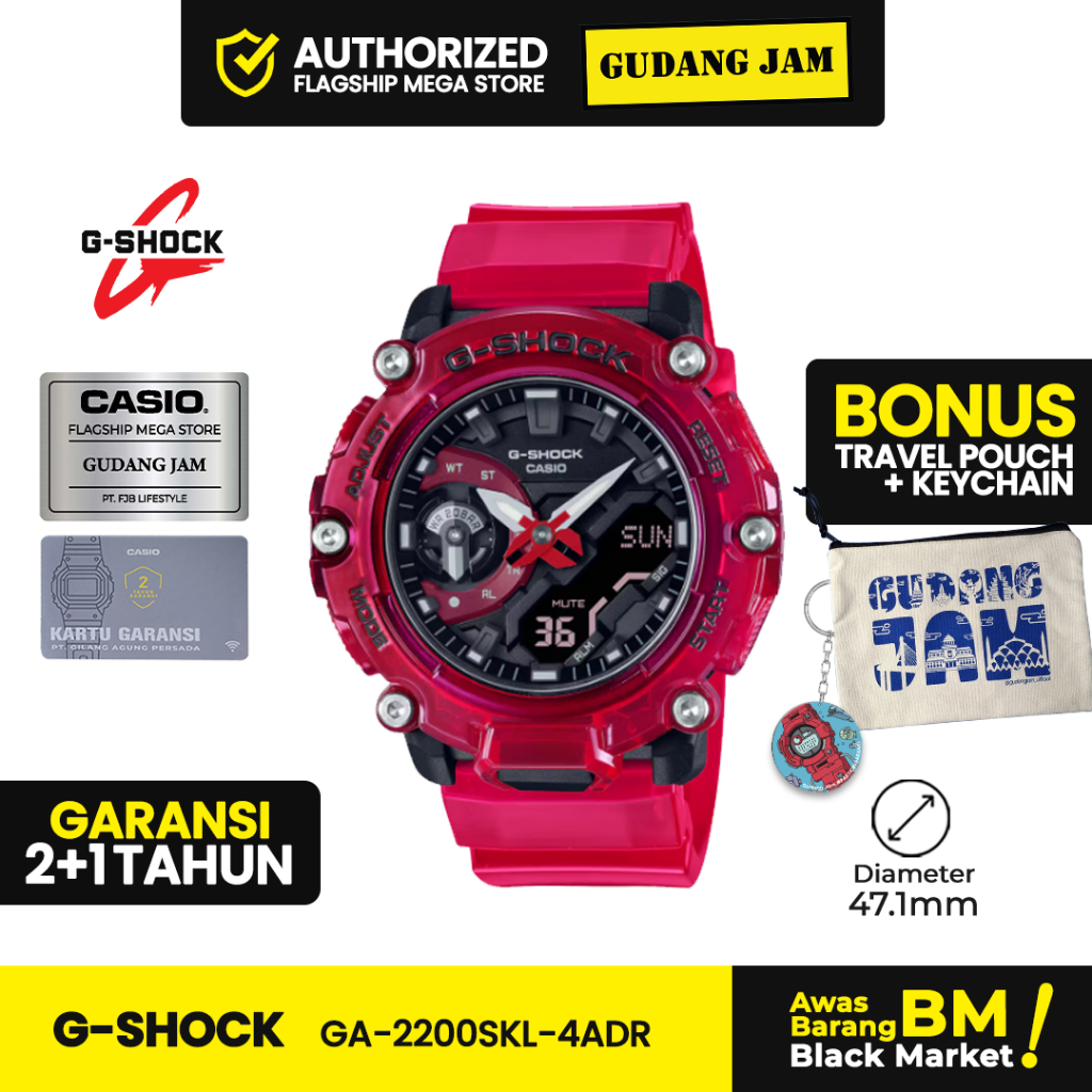 Jam Tangan G-Shock GA-2200SKL-4ADR GA-2200SKL GA-2200 GA2200SKL GA 2200SKL
