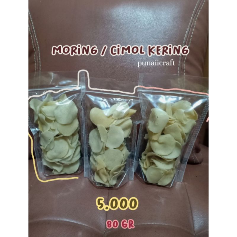

Moring / cimol kering / moring 250 gr / moring 80 gr / moring renyah / cemilan