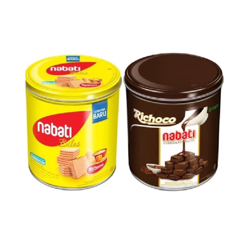 

NABATI Wafer Kaleng 287gr | Nabati Bites Wafer Kaleng