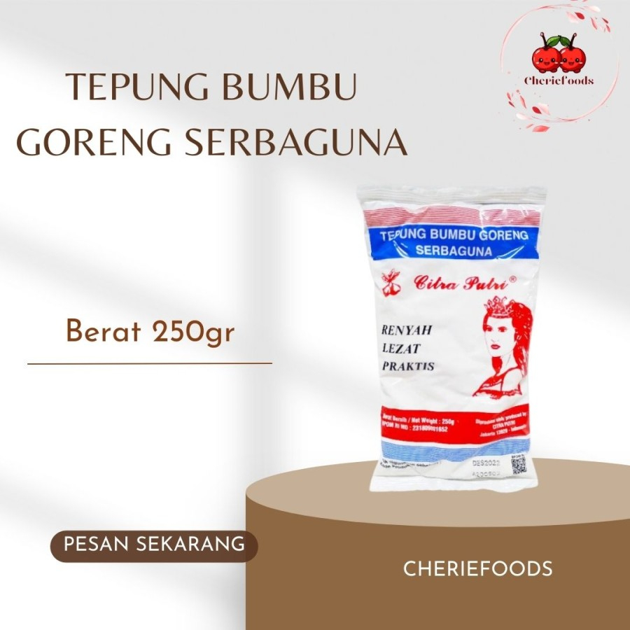 

Tepung Cap Citra Putri 250gr/ Tepung Terigu Serbaguna / Tepung Instan