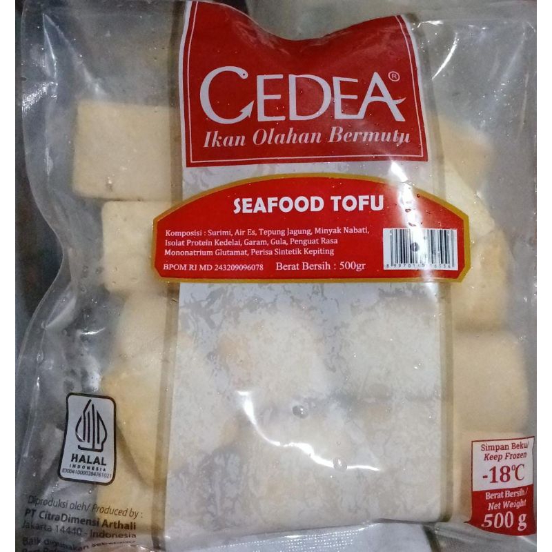 

cedea seafood tofu 500gr