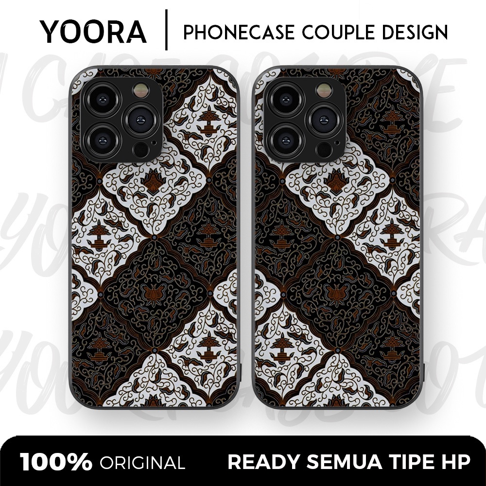 [BTK04] Custom Case Couple Batik Sidomukti Premium Bisa Untuk Semua Tipe Hp