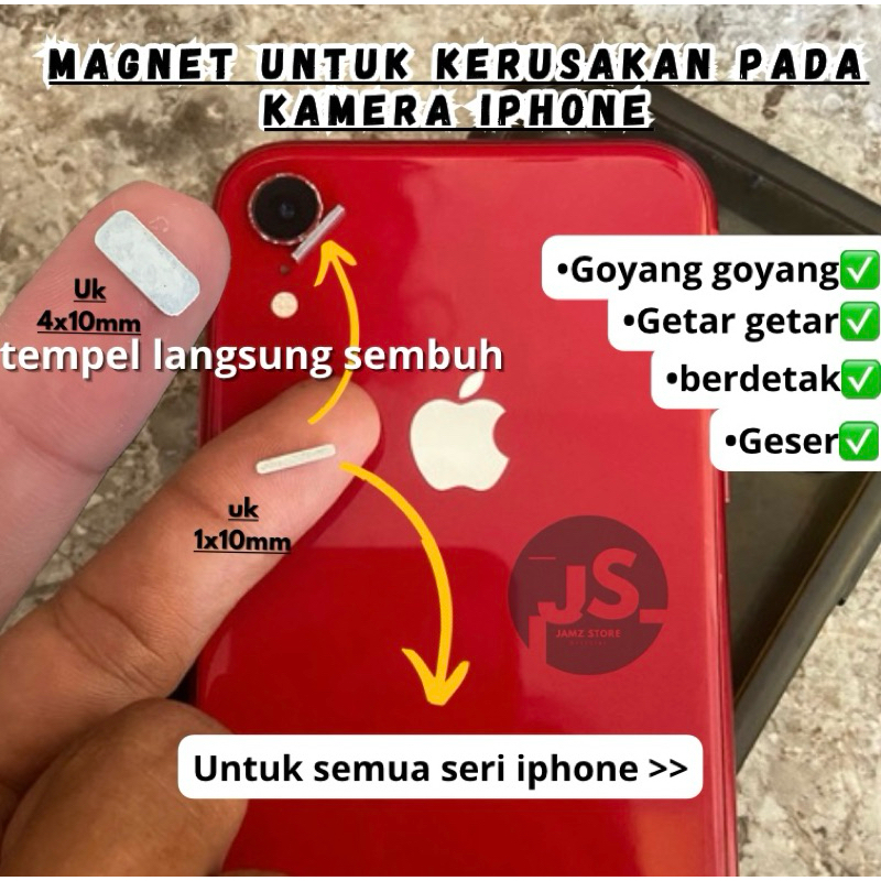 TERLARIS MAGNET KAMERA IPHONE Untuk kamera Getar atau goyang Semua Seri Iphone
