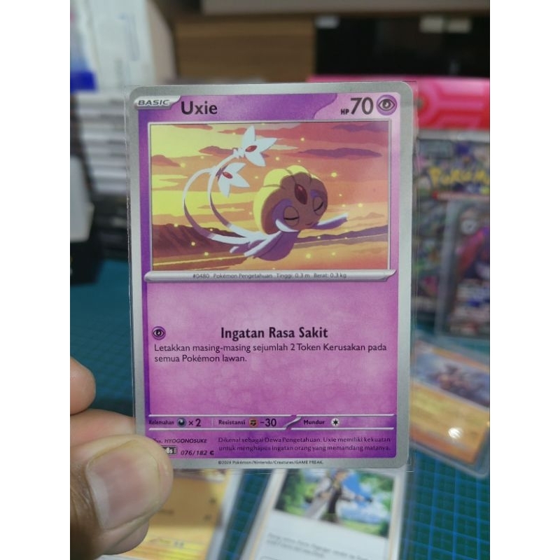serba 1000 Kartu Pokemon Uxie Original TCG