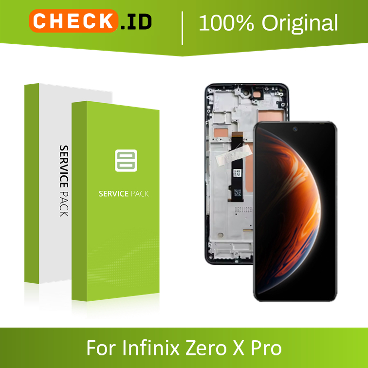[ CHECK.ID ] AMOLED LCD + FRAME INFINIX ZERO X PRO ~ X6811 ORIGINAL