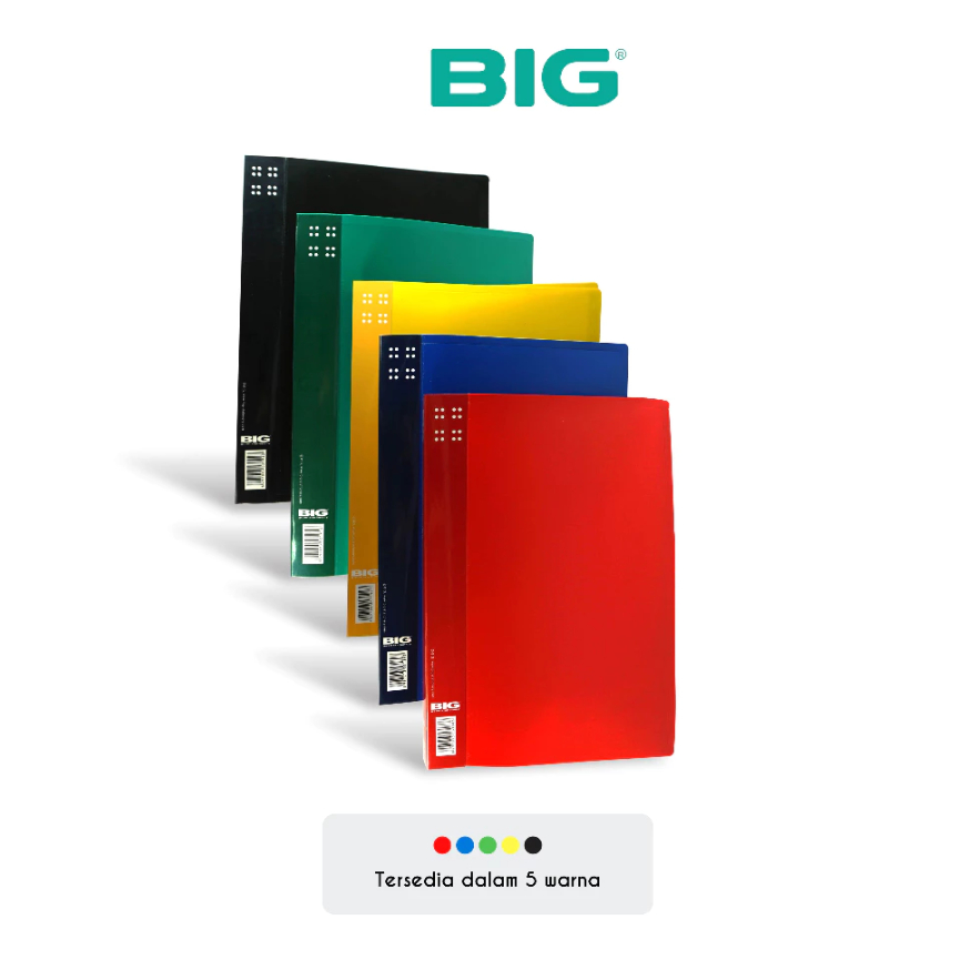 

BIG - Clear Holder Map Holder Dokumen Keeper 20 Pocket F4 Folio CH-8805