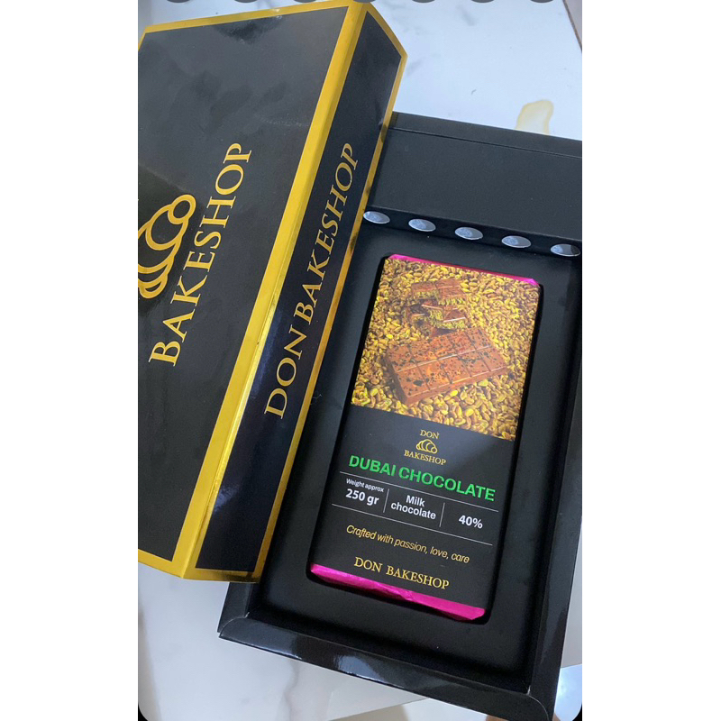 

Don Bakeshop Dubai Chocolate ori 100%