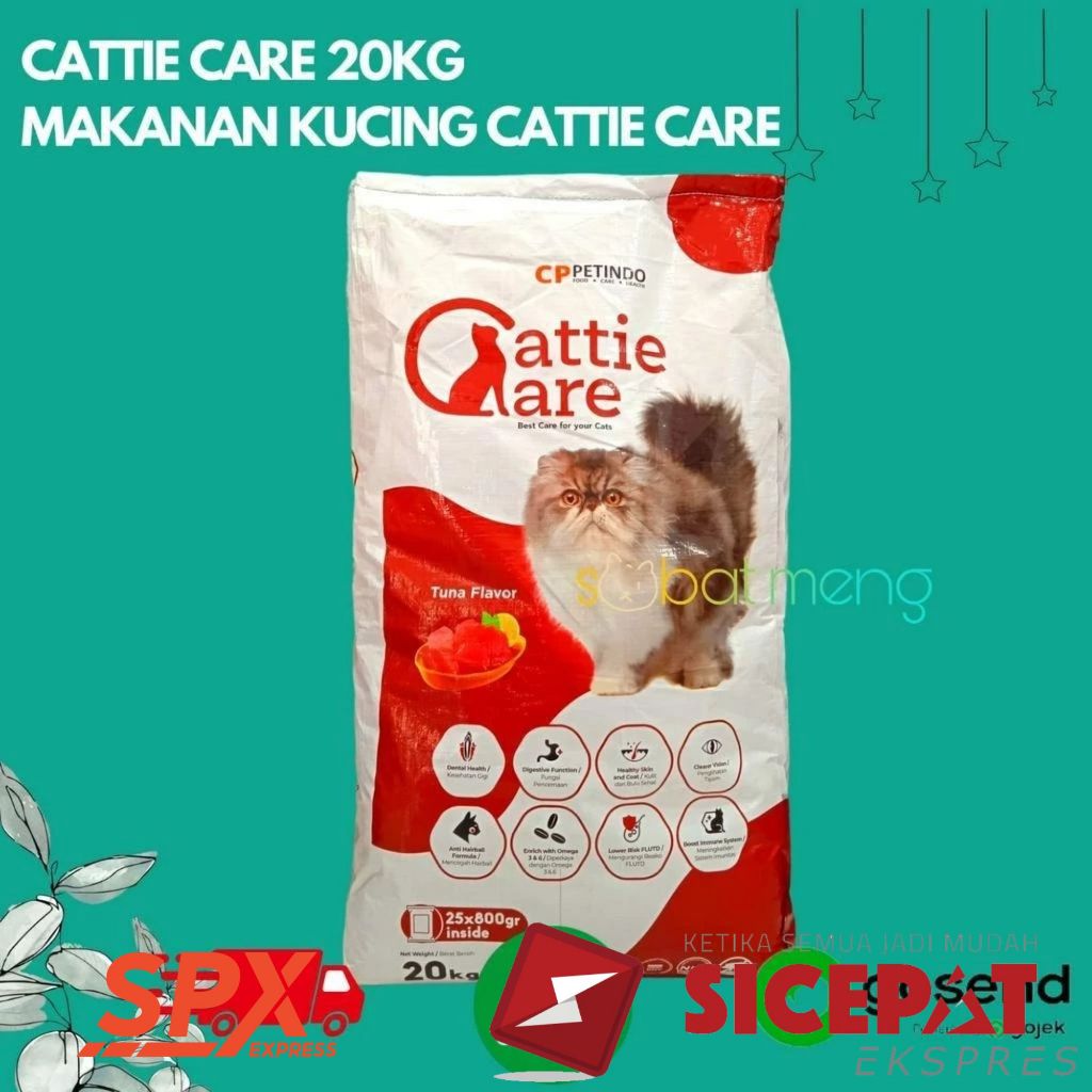 CATTIE CARE 20KG | MAKANAN KUCING CATTIE CARE | CAT FOOD CATTIE CARE