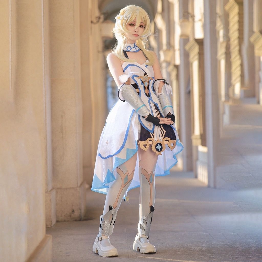 READY STOK - COSTUME COSPLAY LUMINE GENSHIN IMPACT - COSPLAY COSTUME LUMINE READY STOCK