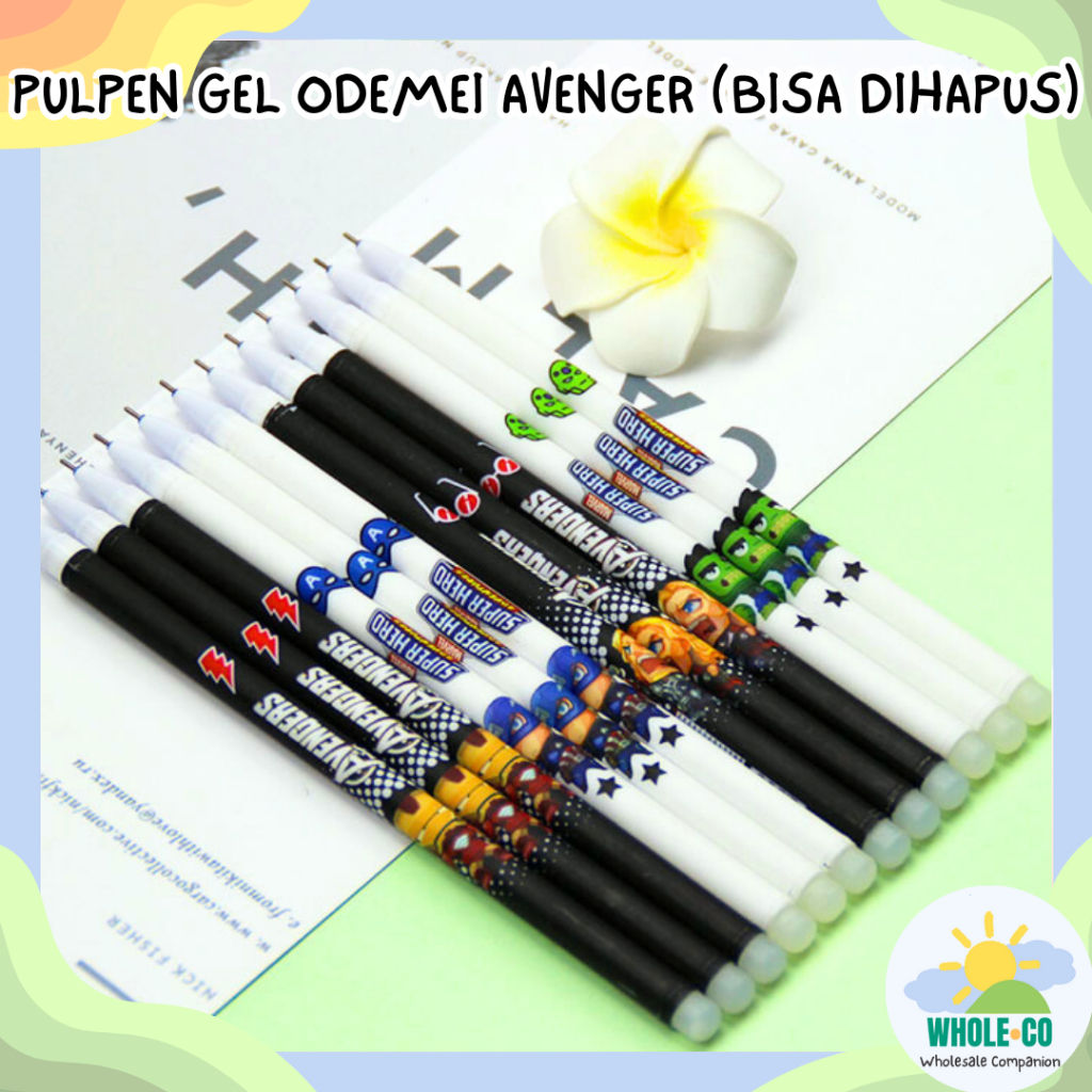 

Pulpen Gel Avenger Odemei Premium Bisa Dihapus Super Hero Hulk Thor Lucu Unik Imut Termurah Grosir Cod