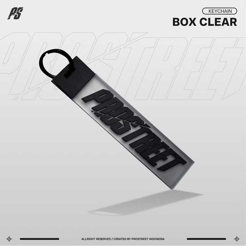 KEYCHAIN PROSTREET BOX CLEAR ORIGINAL