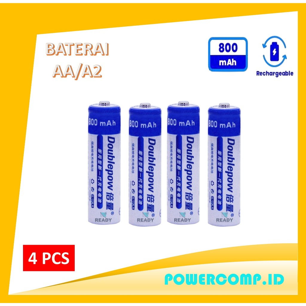 Doublepow Baterai Cas? Baterai Recharger AA Baterai A2 Charger Batre AA Bisa Di Cas Baterai Cas AA 8